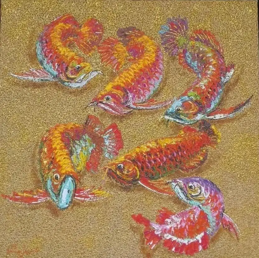 LUKISAN IKAN ARWANA