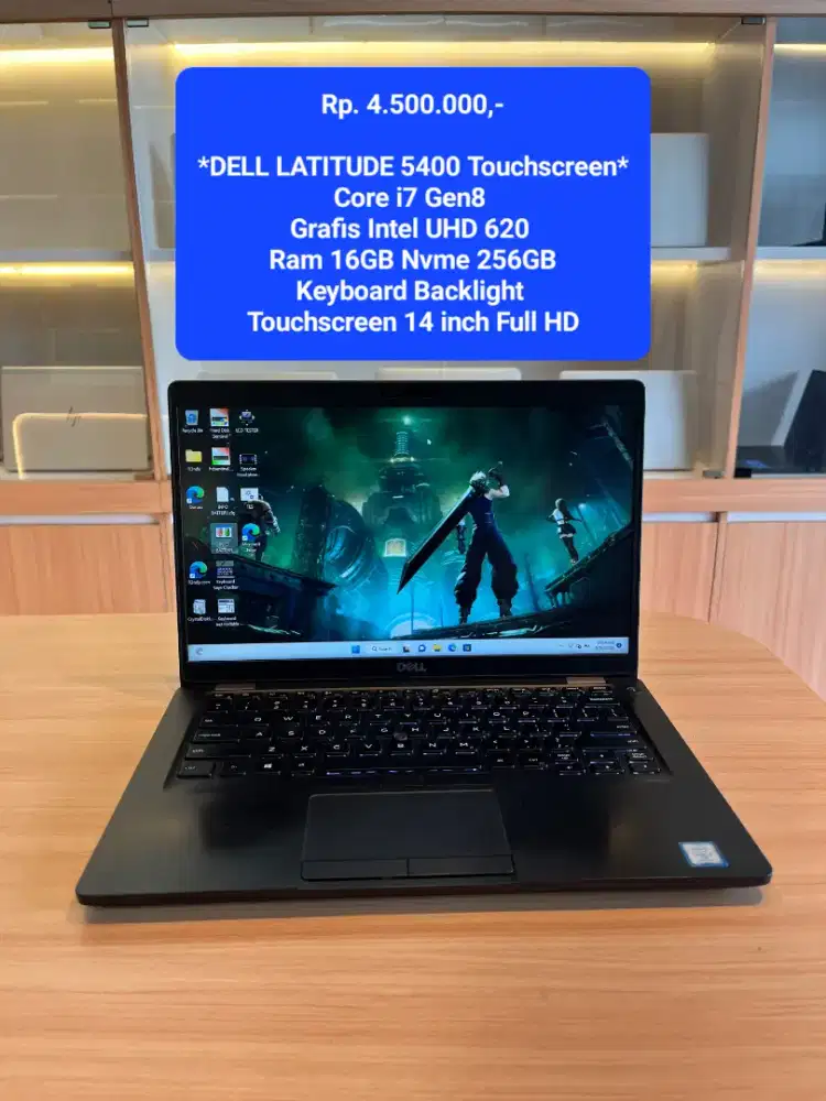 DELL Latitude 5400 Touchscreen Core I7 Gen8 Ram 16GB Nvme 256GB