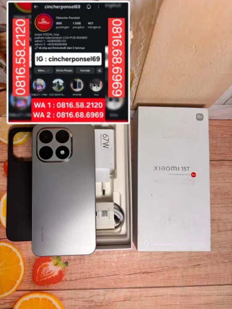 Jual hp Xiaomi 15T 12/512 5G LIKENEW istimewa grns NOV 2027