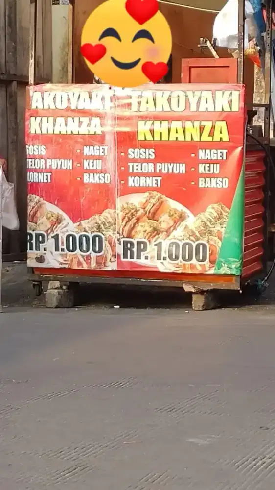 Loker jaga stand es teh atau takoyaki
