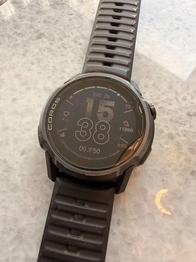 COROS APEX 4 46mm Black Fullset Original Box – Garansi – Nego Tipis