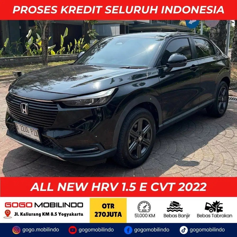 ALL NEW HRV 1.5 E CVT 2022 HITAM PEMAKASIAN 2023 KREDIT MURAH