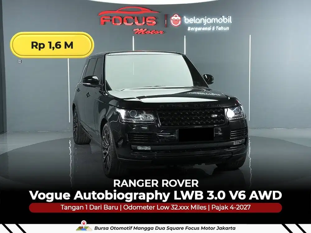 [GARANSI 5THN AWD] Range Rover Vogue Autobiography LWB 2015/2016/2017