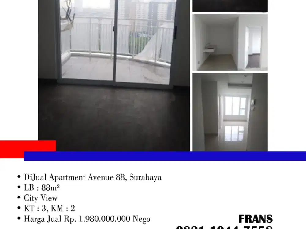DiJual Apartment Avenue 88, di Surabaya