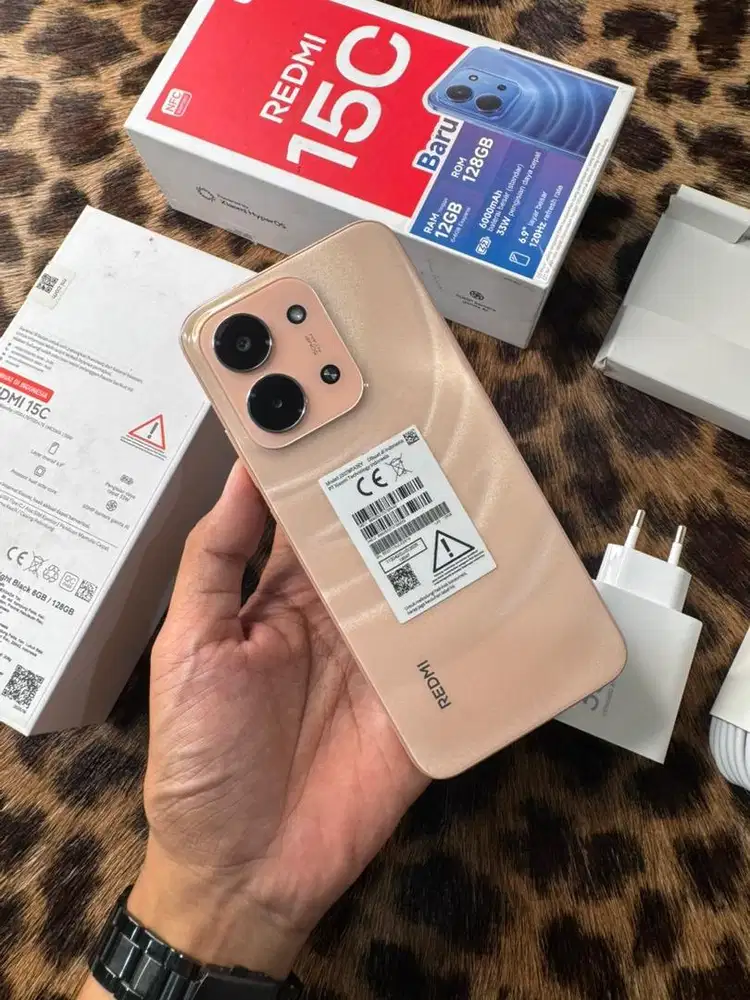 Redmi 15C 6/128GB Resmi (Peach)