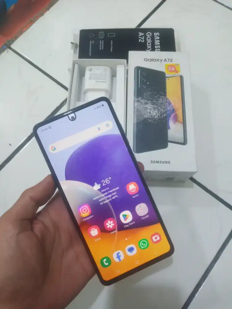 Samsung A72 8/256 Fullset Ori