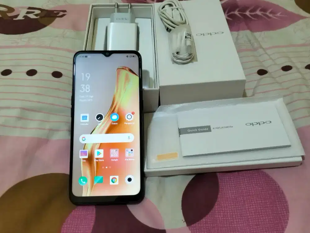 BU OPPO A31 RAM 6GB / 128GB 4G Duos 6.5in Fingerprint No minus Mulus