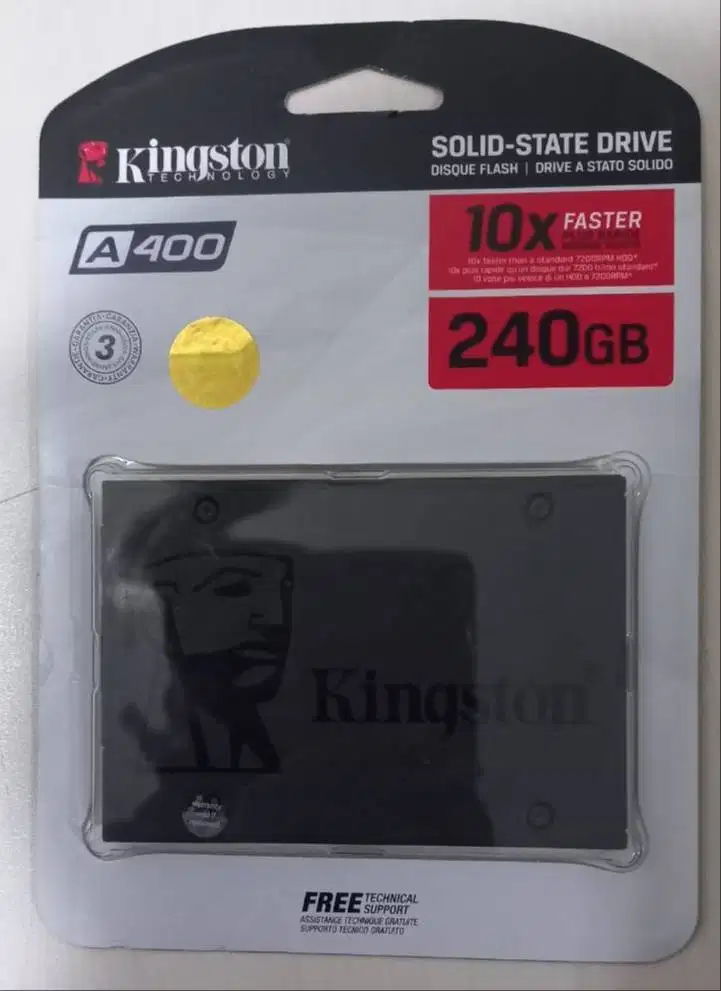 1.100.000 - SSD KINGSTONE 240GB - BEKAS BELUM DI PAKAI MASIH SEGEL