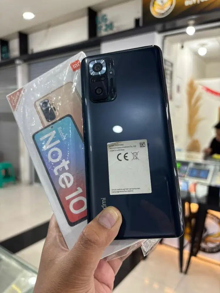 Redmi Note 10 Pro 6/128Gb Mulus Fullset Tinggal Pakai