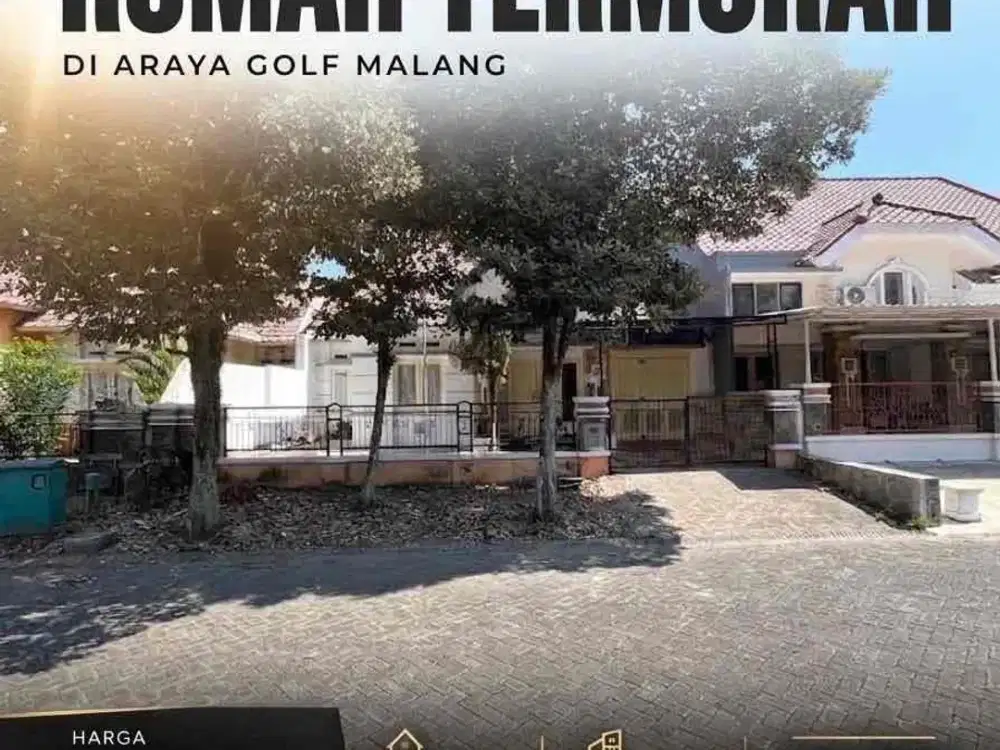 Rumah Termurah di Cluster Favorit Araya Golf Malang
