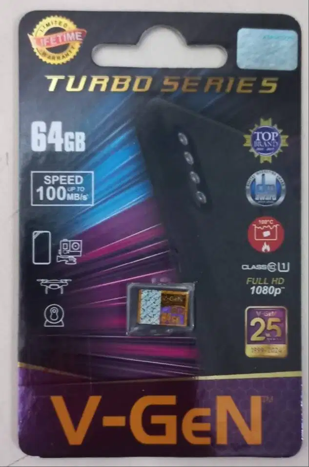 2 UNIT 500RB - MICRO SD VGEN 64GB  - BEKAS MASIH SEGEL