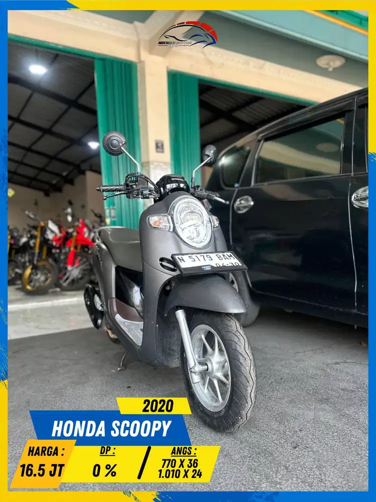 HONDA SCOOPY 2020 MESIN AMAN POLL MASZEHH HIKMAH MOTOR KEPUH