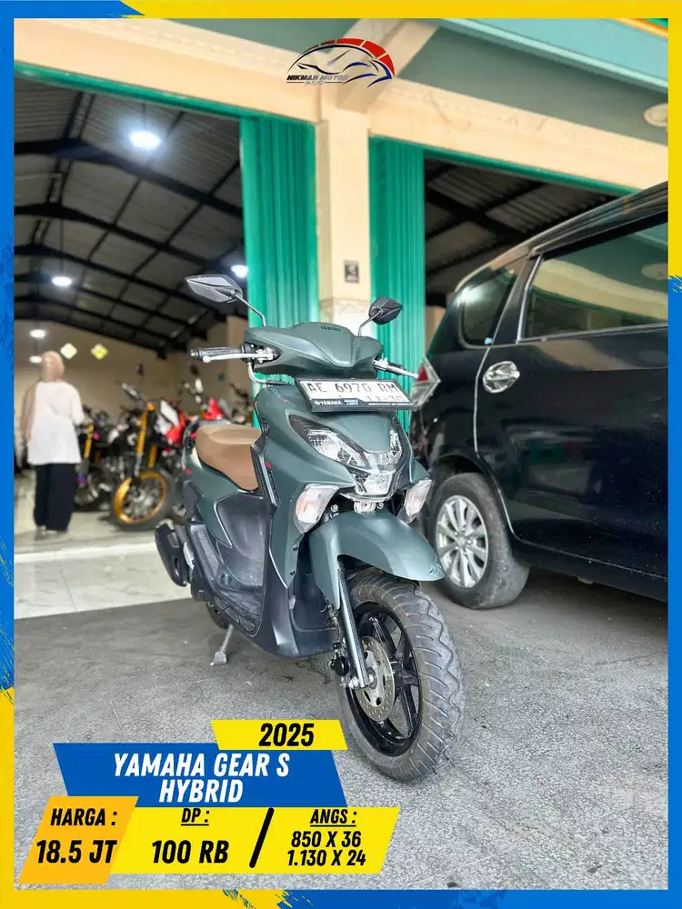 YAMAHA GEAR S HYBRID 2025 LIKE NEW MASZEHH HIKMAH MOTOR KEPUH