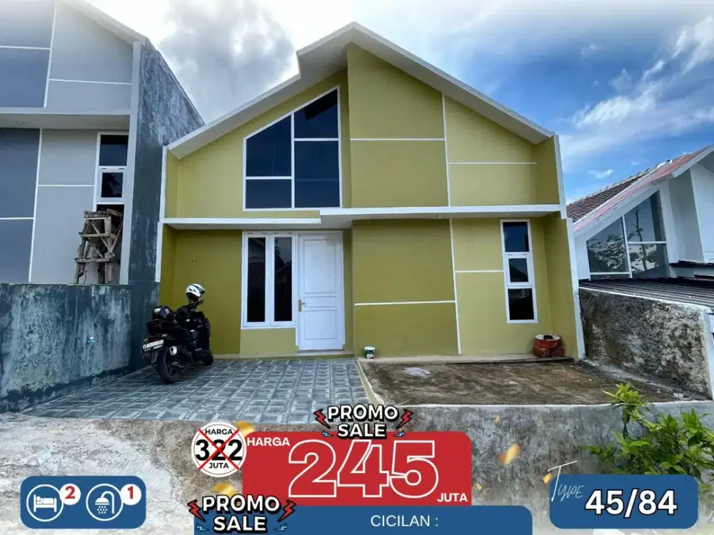 Rumah Bebas DP AL KHAAFIDH Residen deket Taman Wisata LENGKUNG LANGIT