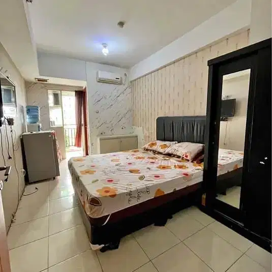 Disewakan studio apartment green lake view ciputat