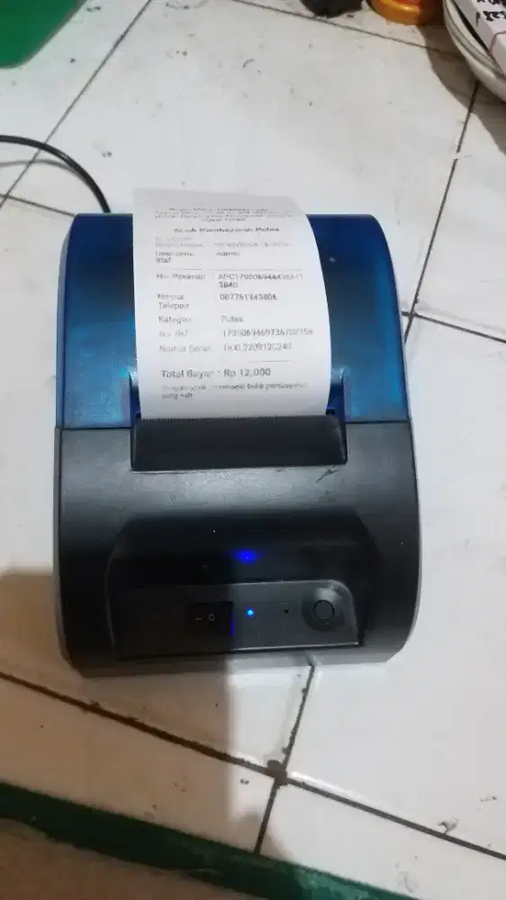 PRINTER KASIR/PPOB THERMAL 58MM(USB+BLUETOOTH) Bekas.