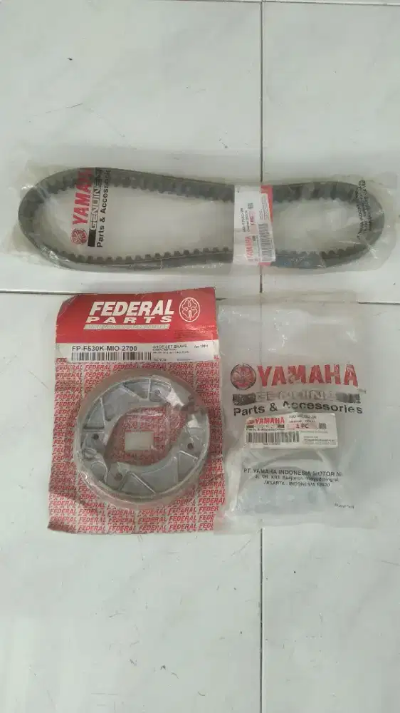 Vanbelt, kampas ganda, kampas rem belakang