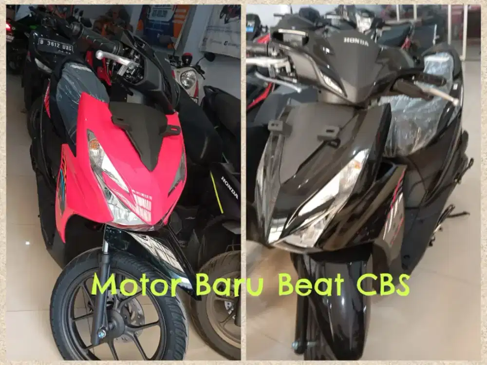 Jual Motor Baru Cash Kredit Beat CBS tahun 2026