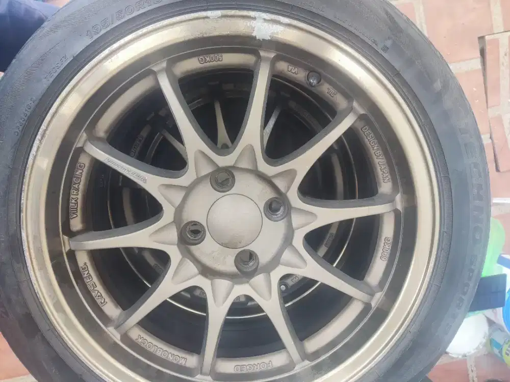 DI JUAL CEPAT VELG VOLK RACING CE28 195/50 R16 PCD 4x100.