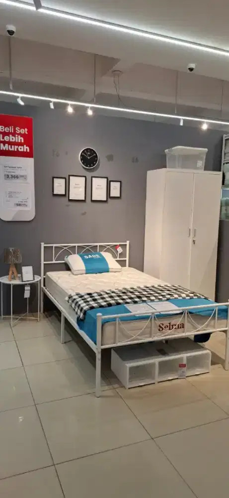 PROMO PAKET ISI KAMAR TIDUR FULL SET 3JTAN - BISA CICIL 0%