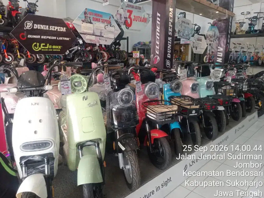 Promo Sepeda Listrik Murah Mulai Harga 3Jutaan Bisa Kredit