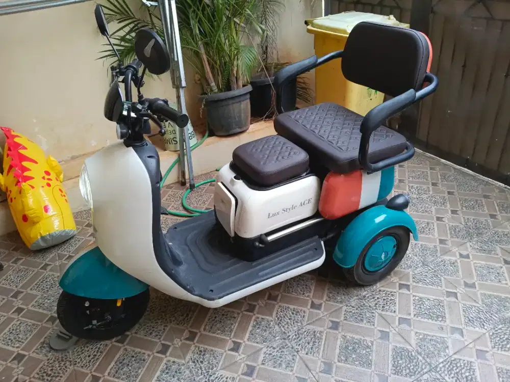 Motor listrik roda 3 / sepeda listrik roda 3