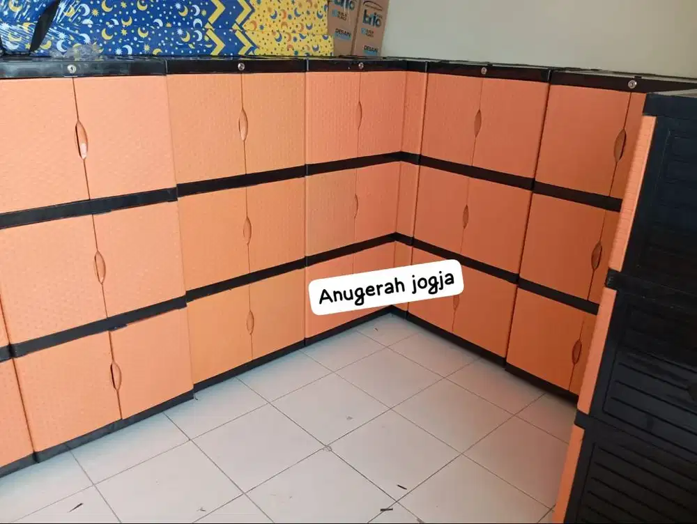 lemari plastik brio susun 3