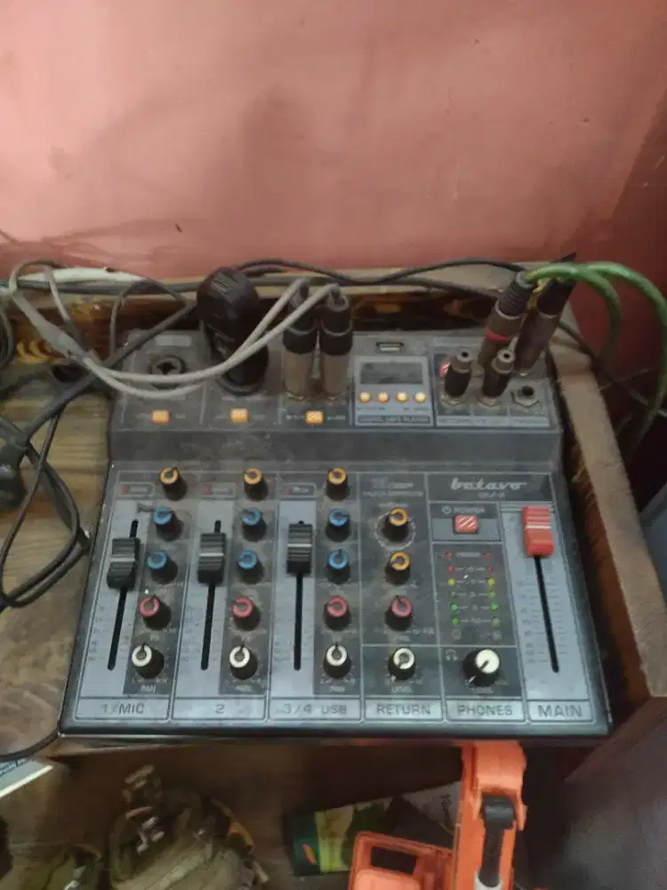 Juwal power firstclas fc-a500 dan mixer megapok 4 ch