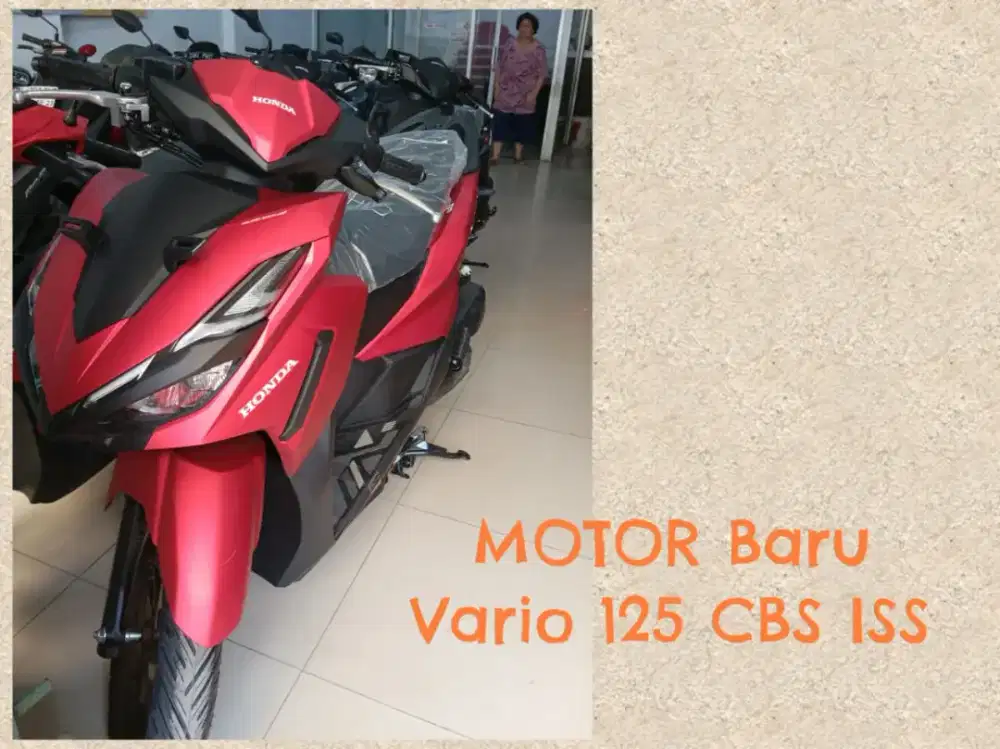 Dijual Cash Kredit Motor Baru Vario 125 CBS ISS