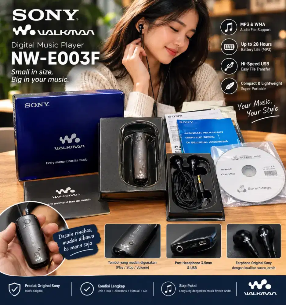 [VINTAGE] Sony Walkman NW-E003F