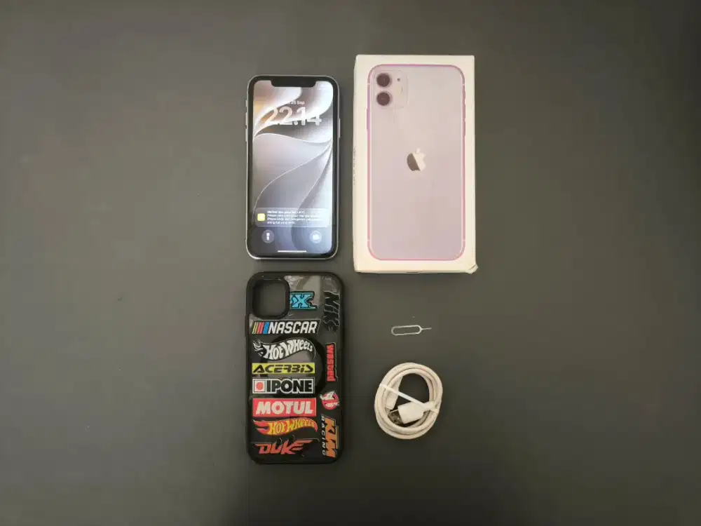 iPhone 11 64GB 64 - Fullset, Ex Garansi Inter
