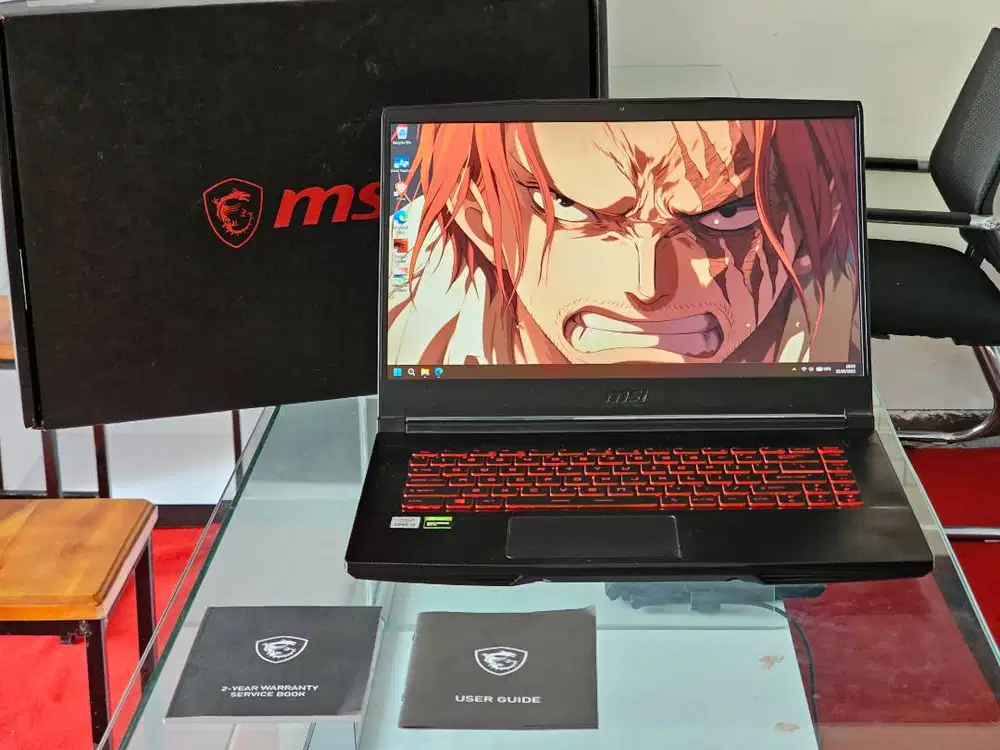 MSI GF63 THIN 10SC Intel Core i5 Gen 10 Ram 8 GB SSD 512 GB Nvidia GTX