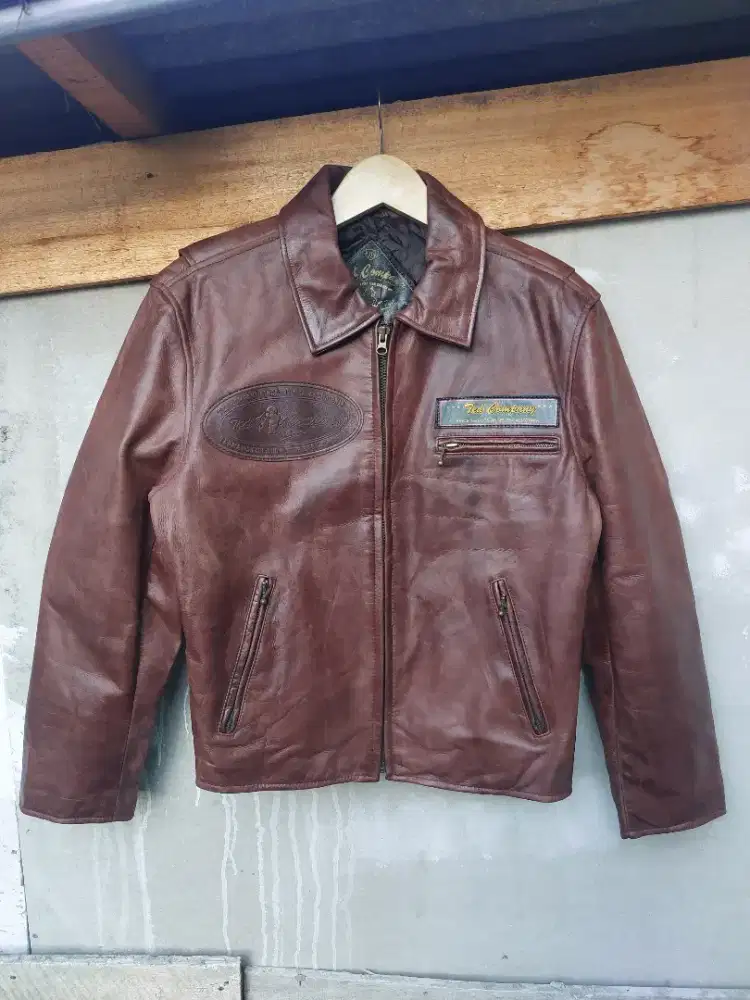 TEDMAN COMPANY JAKET KULIT VINTAGE CAFERACER LEATHER JACKET