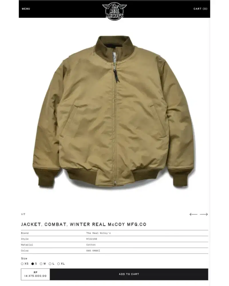 REAL MCCOYS TANKER JACKET VINTAGE ARMY BOMBER JAKET MILITARY