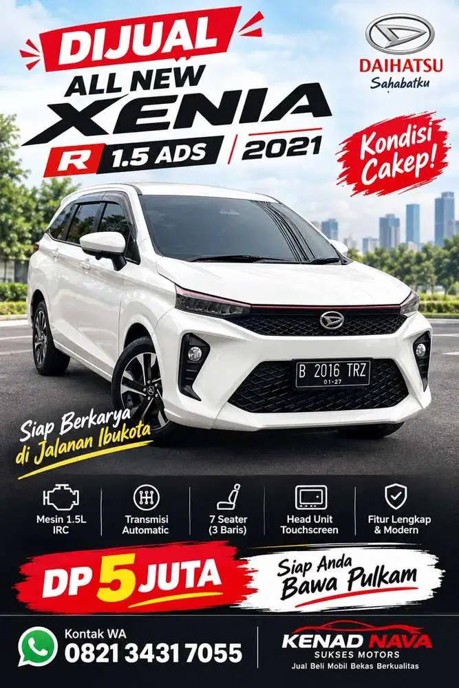 Promo DP 5 juta All New Xenia 1.5 R Ads AT 2021