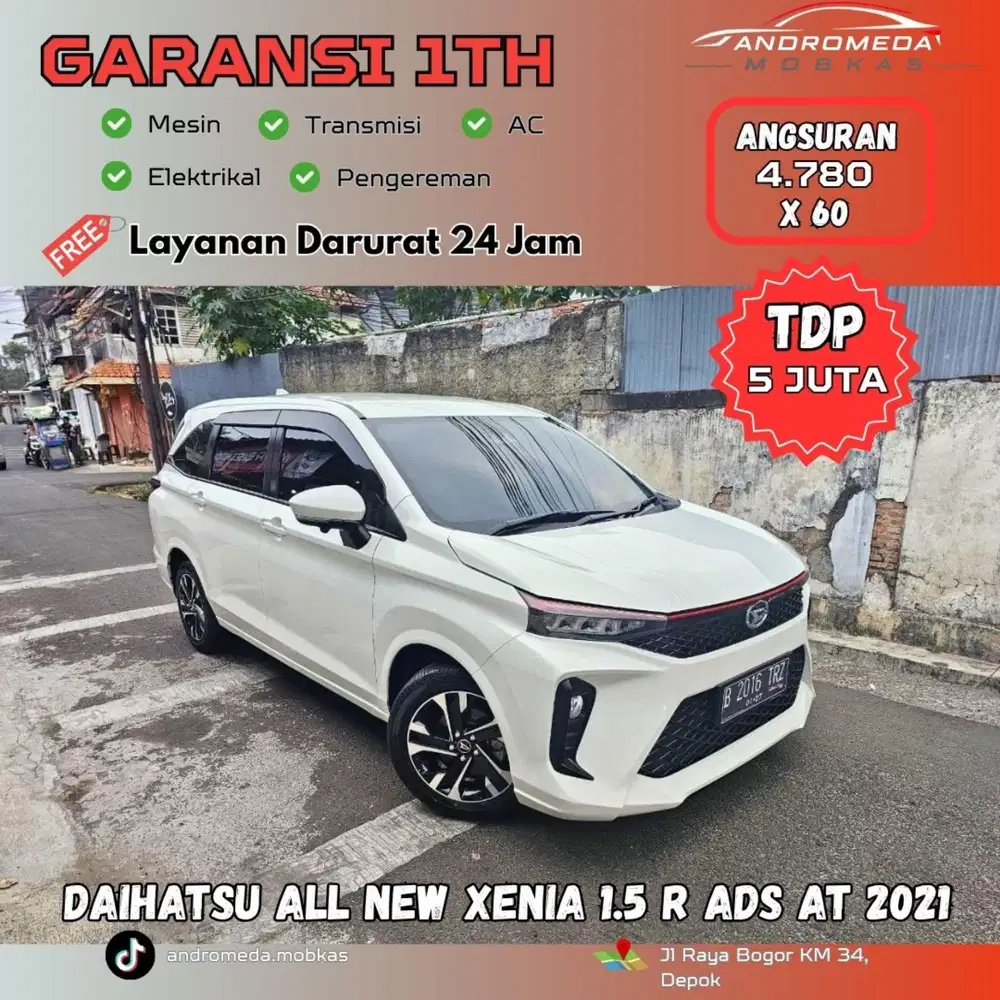 TDP TERMURAH 5 JT DAIHATSU ALL NEW XENIA 1.5 R ADS AT 2021 ISTIMEWA