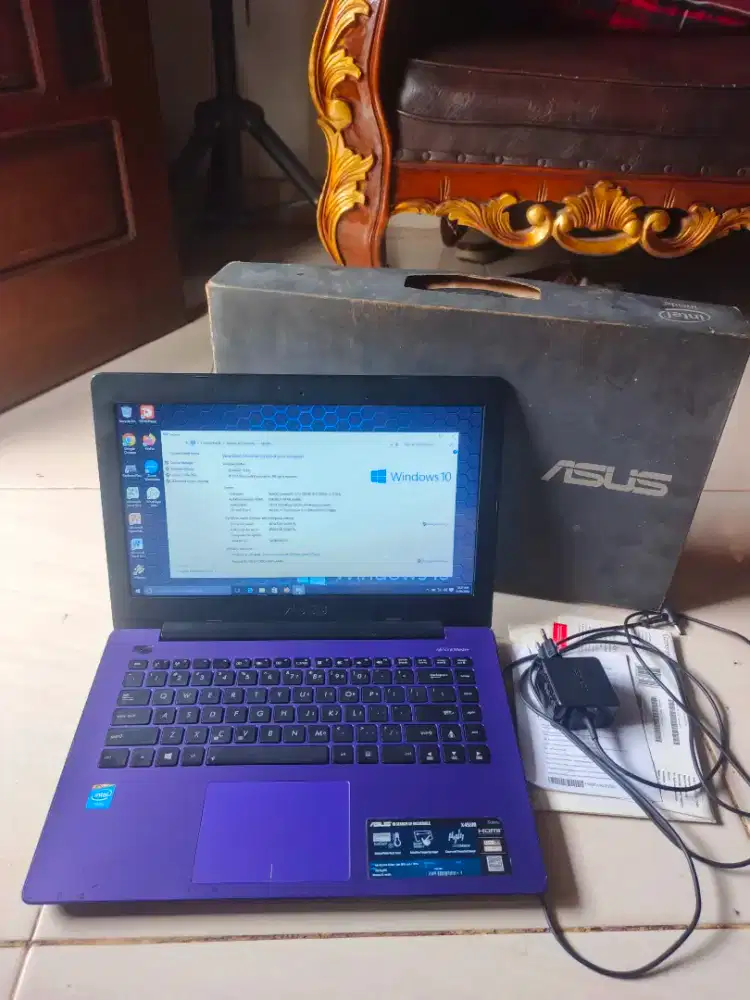 Laptop Asus Ram 8gb win 10 layar 14inch siap pake ktk mnus(bs nego)