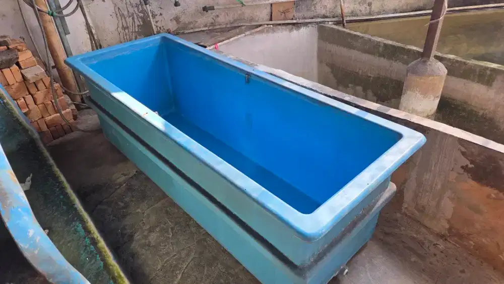 Fiber Tebal Kolam Ikan Aquarium Panjang 2 meter  x 75 cm x 60 cm