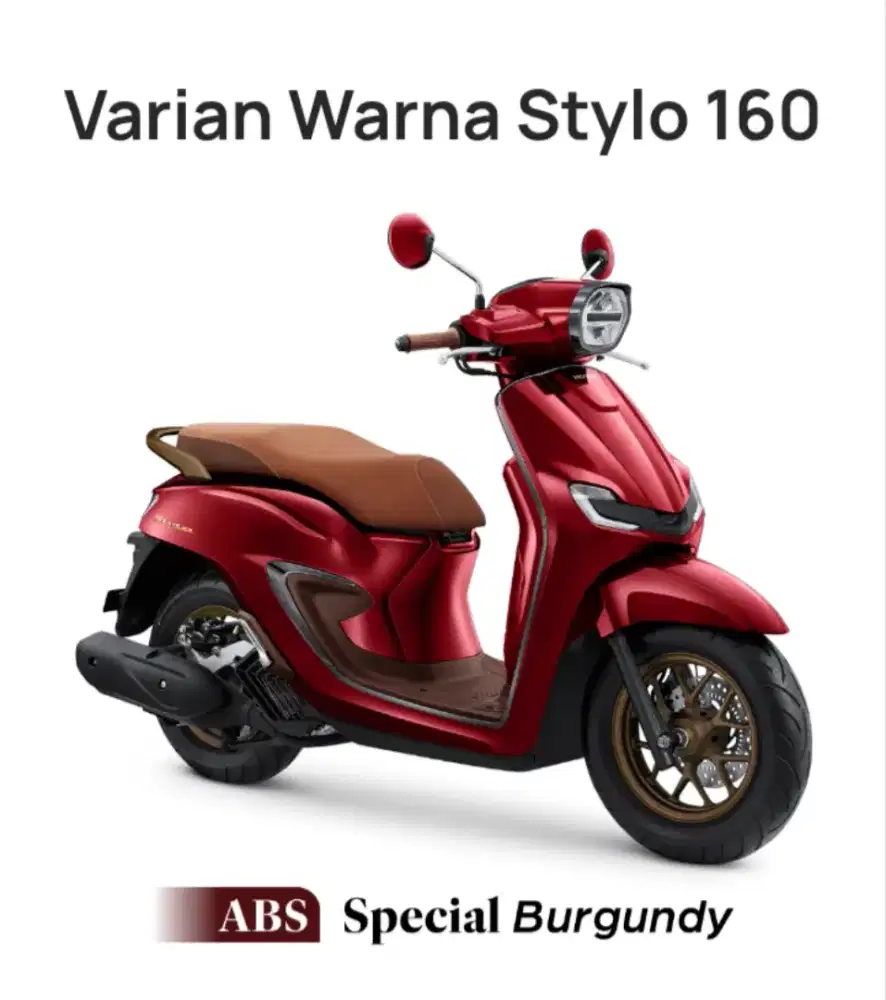 HONDA STYLO 160 ABS CICILAN MURAH