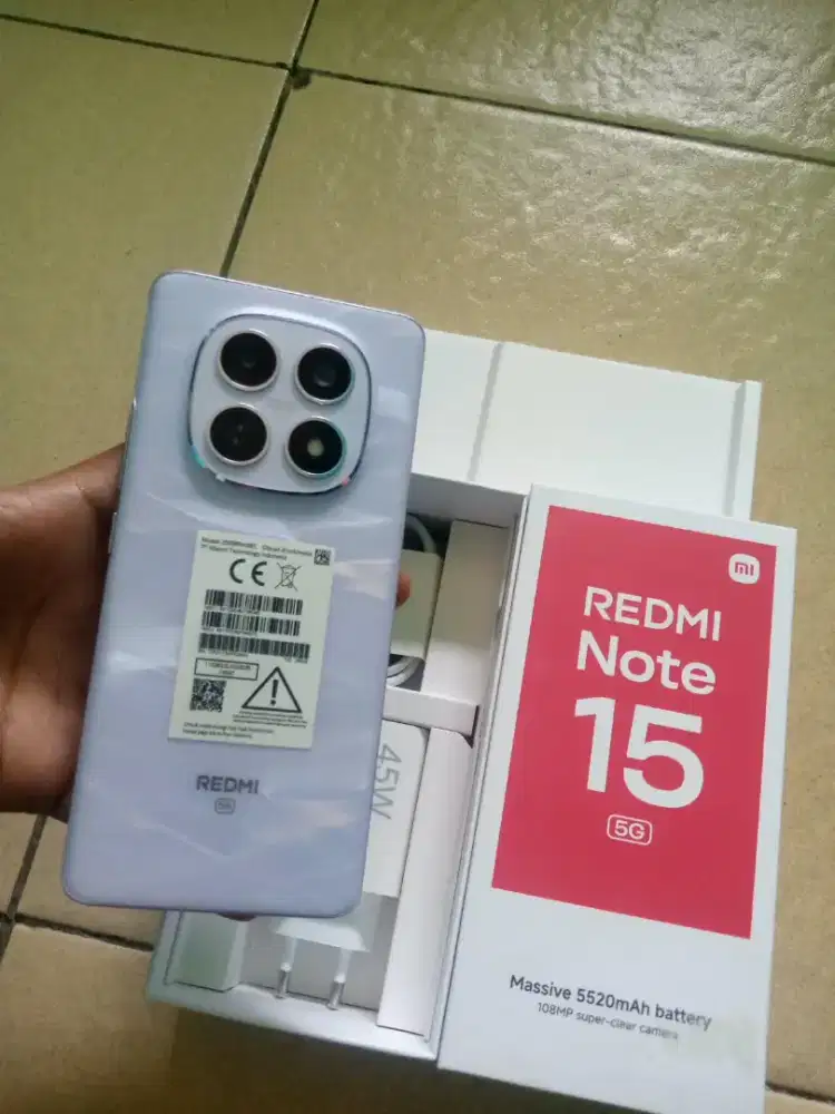 Redmi note 15 5G 8/256 Seken Super