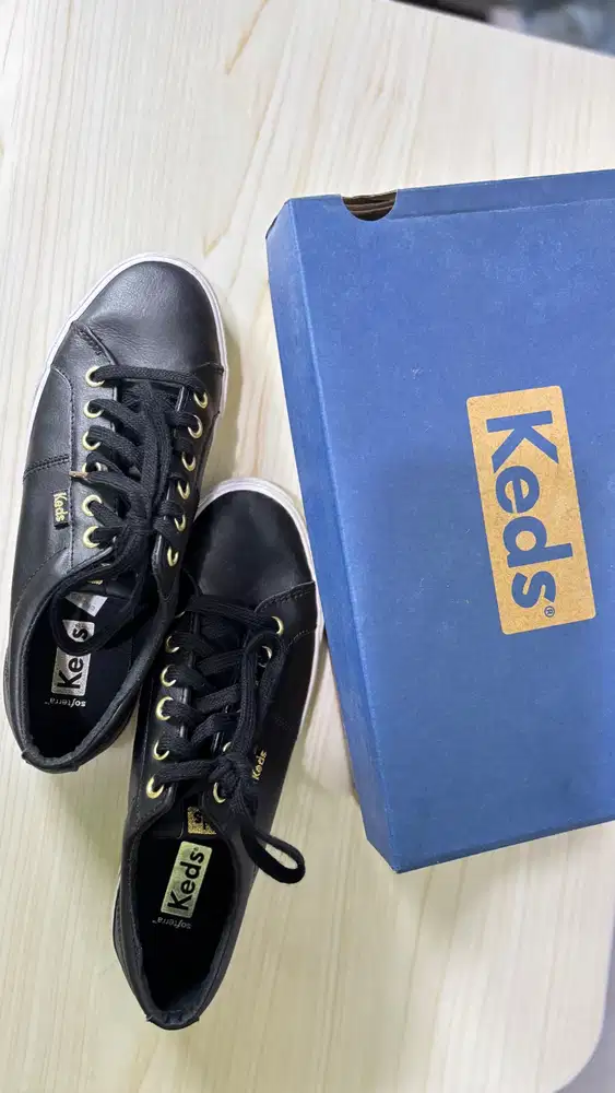 KEDS ORI Jump Kick Duo Leather Sepatu Wanita 37