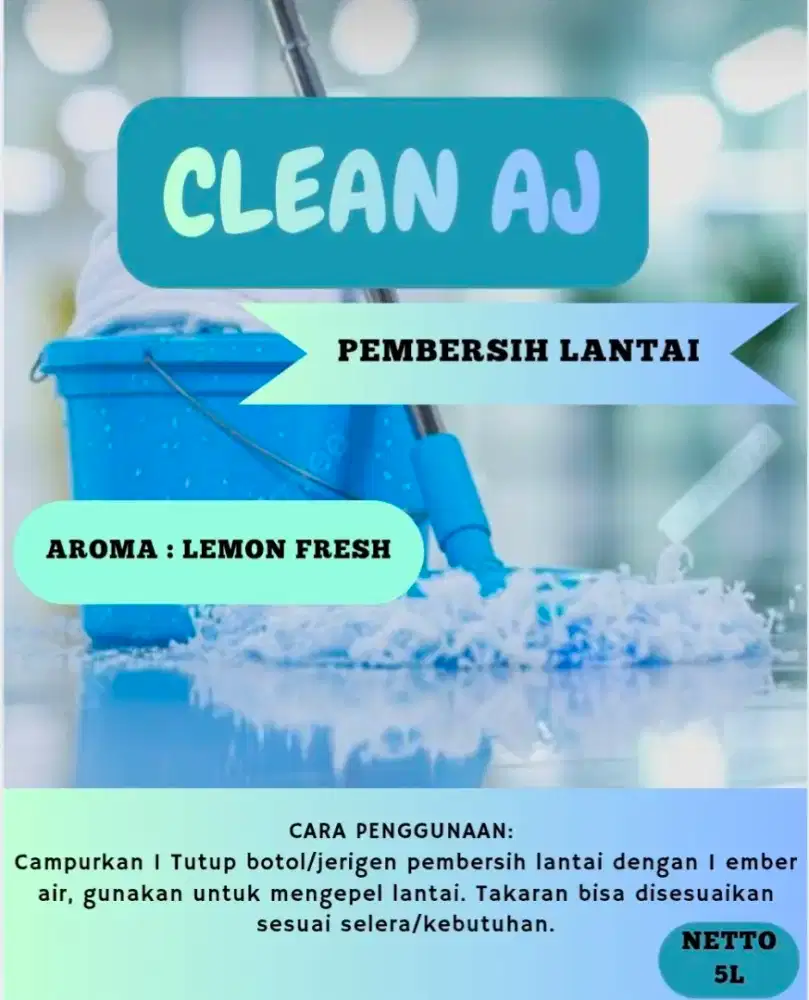 Pembersih Lantai dan Sabun Cuci Tangan