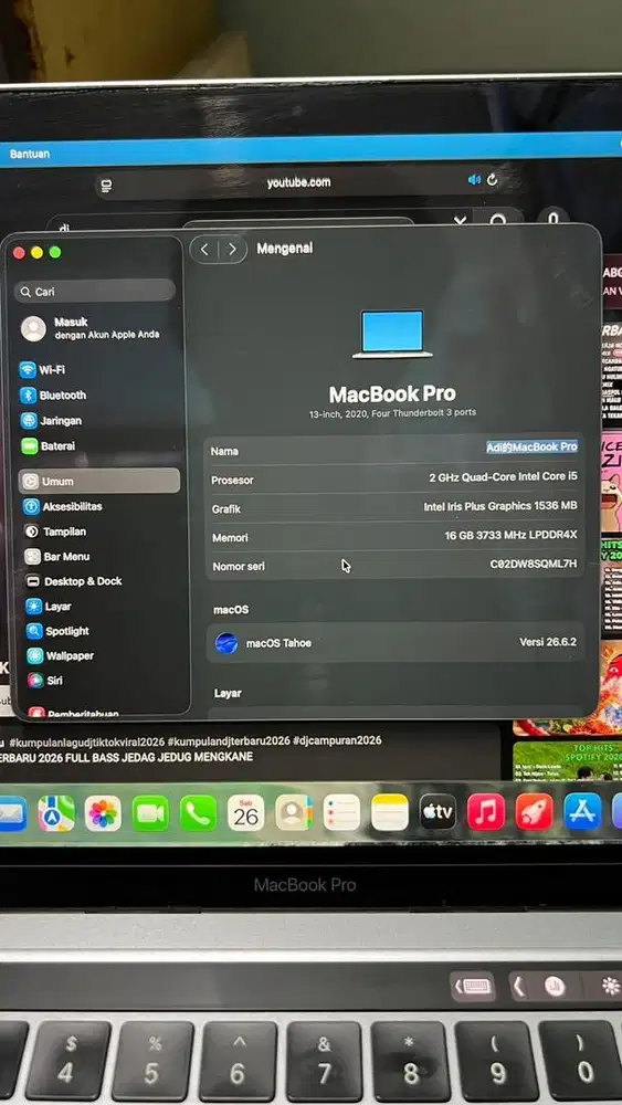 Macbook Pro 2020 i5 16/512