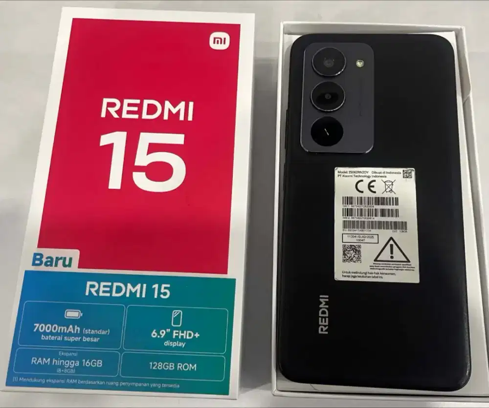 Xiaomi redmi 15 8/128gb bekas