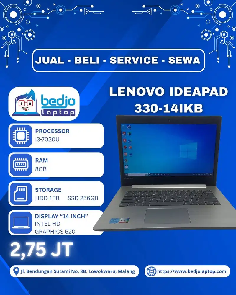 Dual Storage,  Lenovo IdeaPad 330-14IKB  laptop dual storage