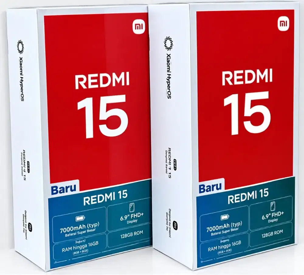 Xiaomi Redmi 15 8/128 - 8/256 BNIB Garansi Resmi Indonesia