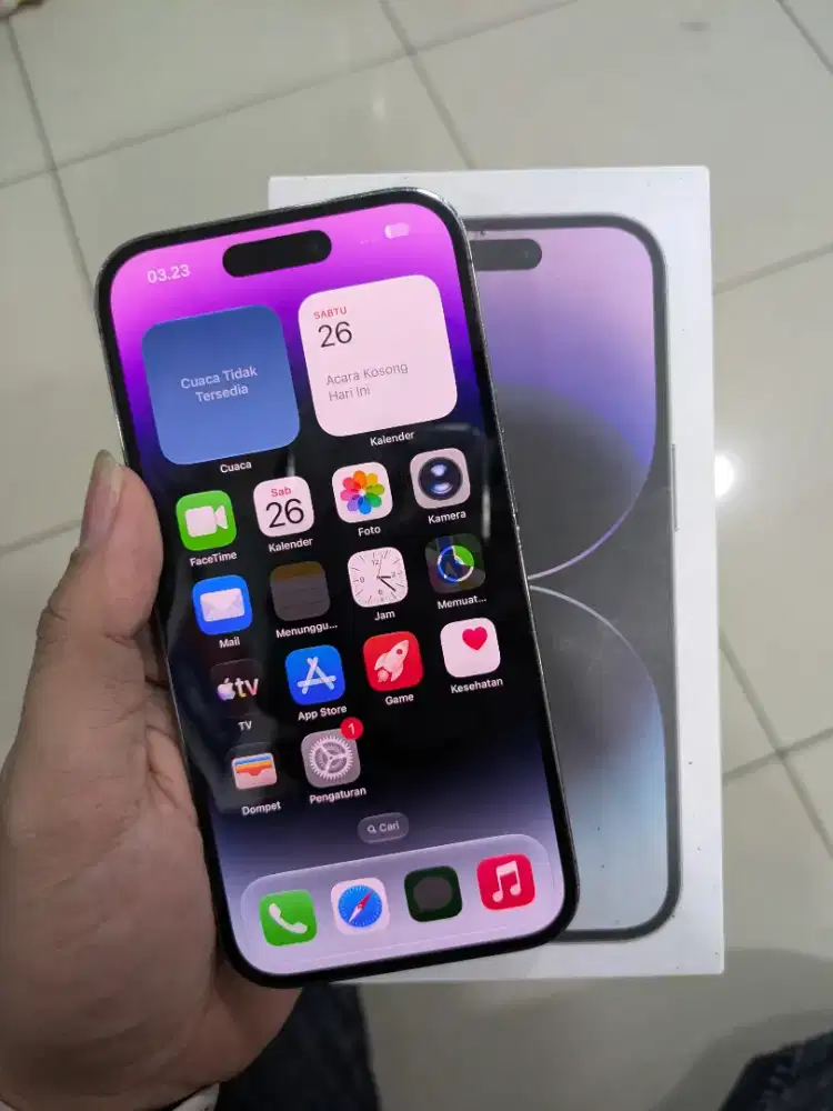 Iphone 14 pro 128gb beacukai fulset