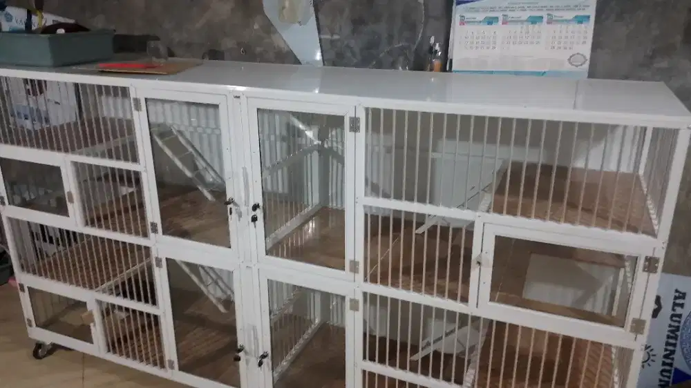 kandang kucing alumunium high cuality