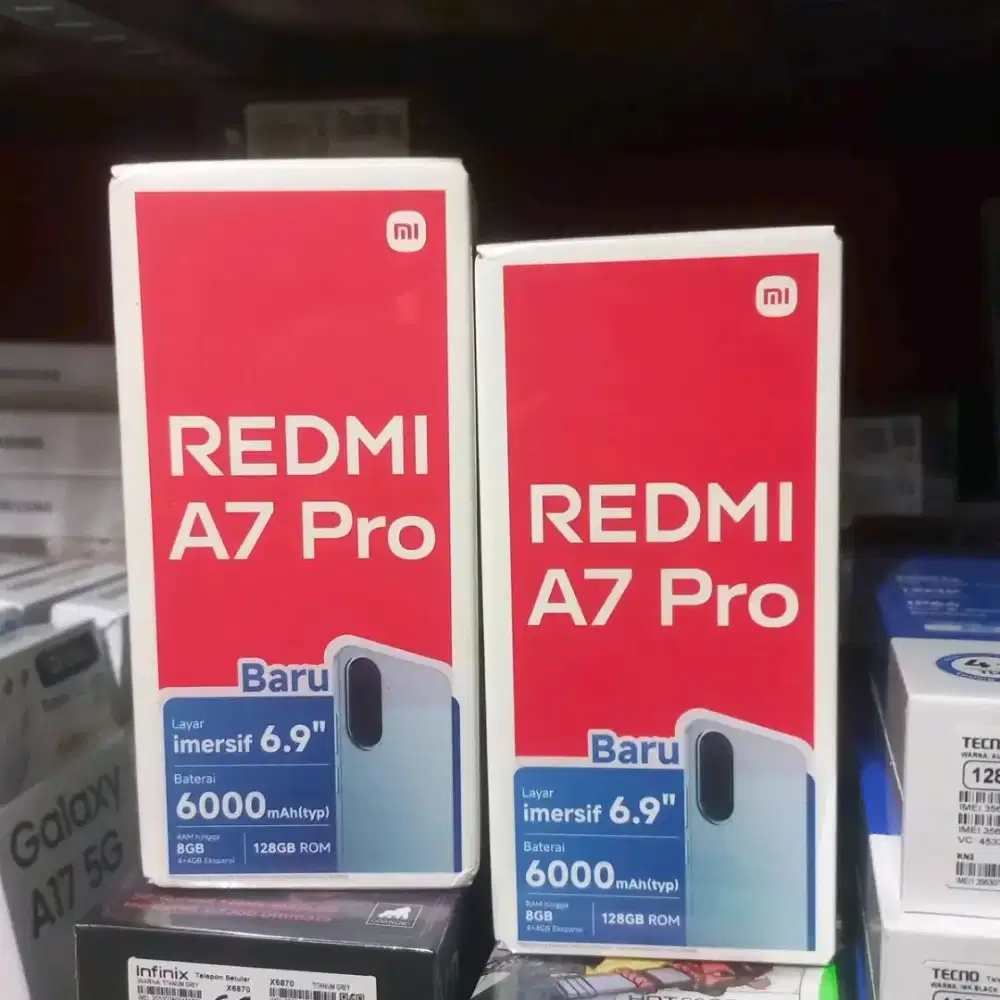 Redmi a7 pro ram 4/64 baru garansi resmi bisa jual hp dan tukar tambah