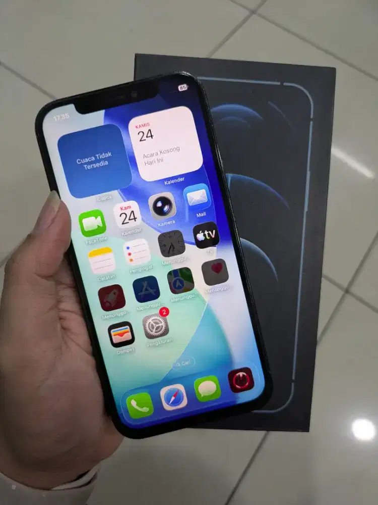 iPhone 12 Pro 128gb blue inter All op Fulset